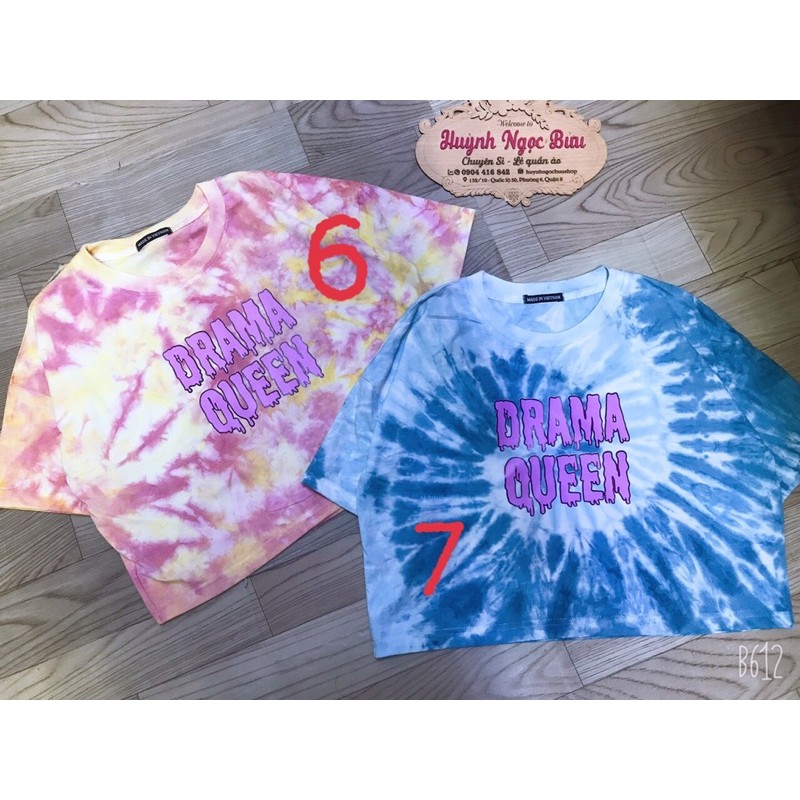 Áo croptop tiedye / croptop loang màu