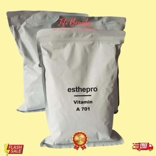 Mặt nạ bột dẻo Vitamin A 701 Esthepro 1kg trắng sáng da đều màu mờ thâm nám tăng sức đề kháng cho da