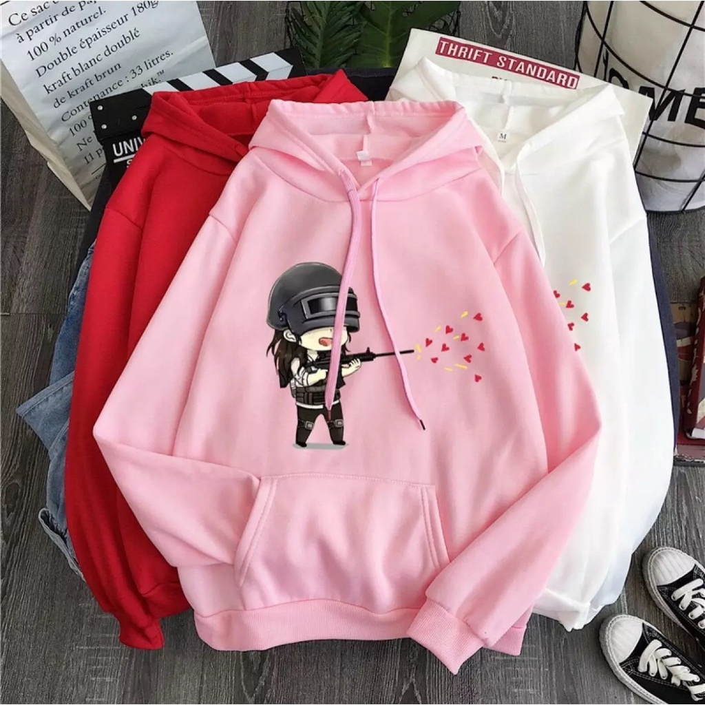 ÁO KHOÁC HOODIE BẮN TIM CỰC CUTE SWEATER BỀN MÀU 1KENZ