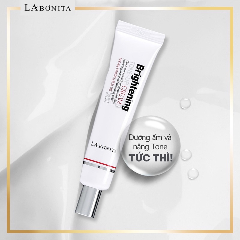 Kem dưỡng sáng da và nâng tone da - LA BONITA Brightening Tone-Up Cream 40ml