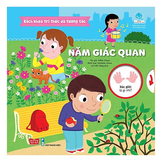 Sách - Bách Khoa Tri Thức Đa Tương Tác 4 cuốn - Ở Đâu? Từ Đâu Nhỉ?/ Bốn mùa/ Trường học/ 5 giác quan