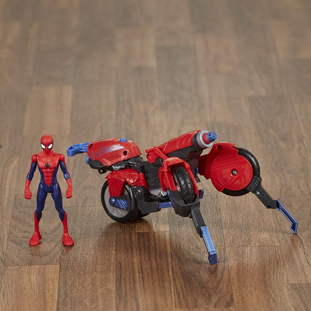 Mô tô Người Nhện Spider-Man 3-in-1 Spider Cycle with Spider-Man Figure