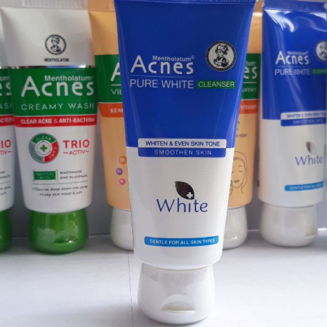 Sữa Rửa Mặt Acnes Dưỡng Trắng Rohto Acnes Pure White 50g-100g