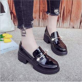 [XẢ HÀNG] Giày oxford nữ phối ngọc(kèm ảnh thật)