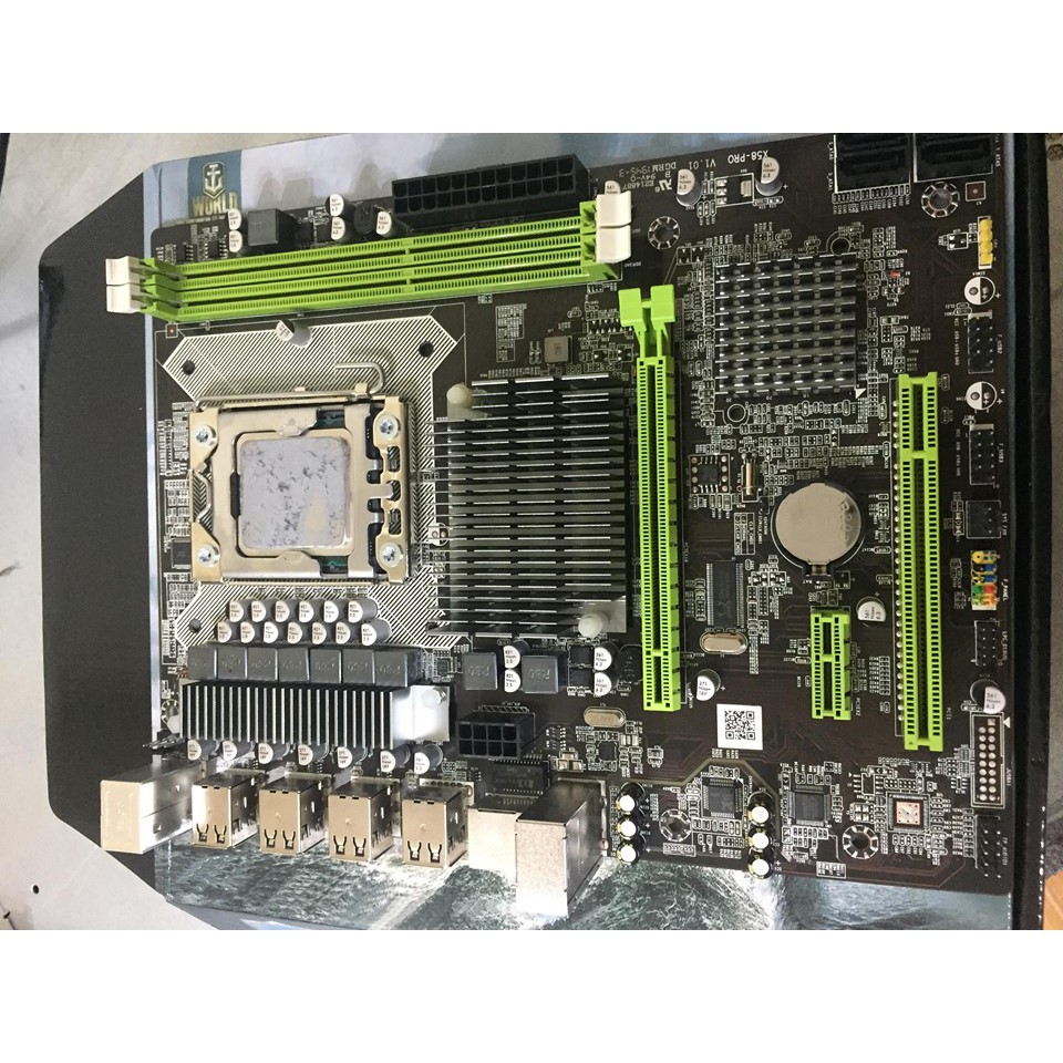 Combo Main X58+ CPU X5570 2.93GHz 4 core 8 Luồng