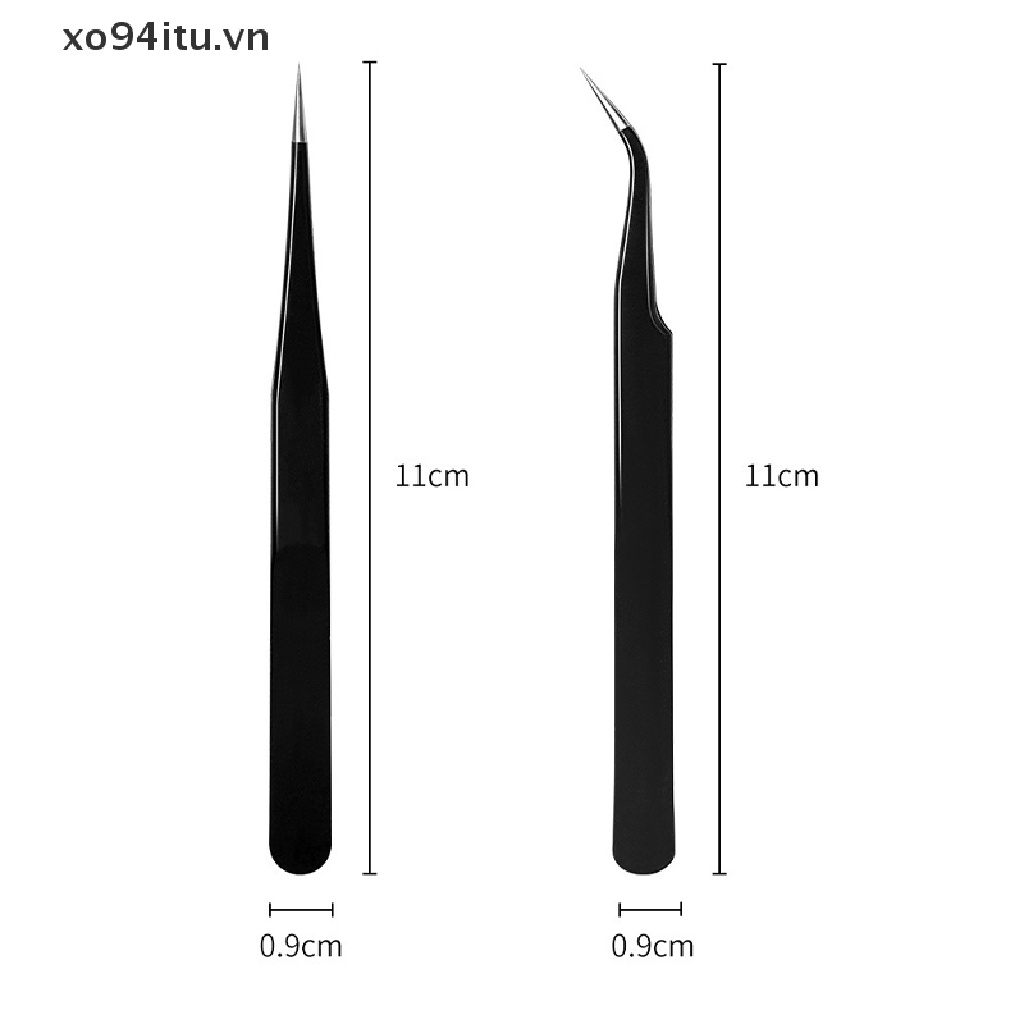 Nhíp ESD-15 làm móng thép không gỉ chắc chắn đầu thẳng/ đầu cong tiện lợi