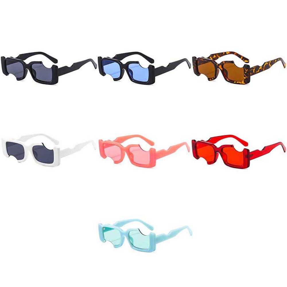 Kính Mát Hình Chữ Nhật Màu Ngà Phong Cách Châu Âu Cho Nữ