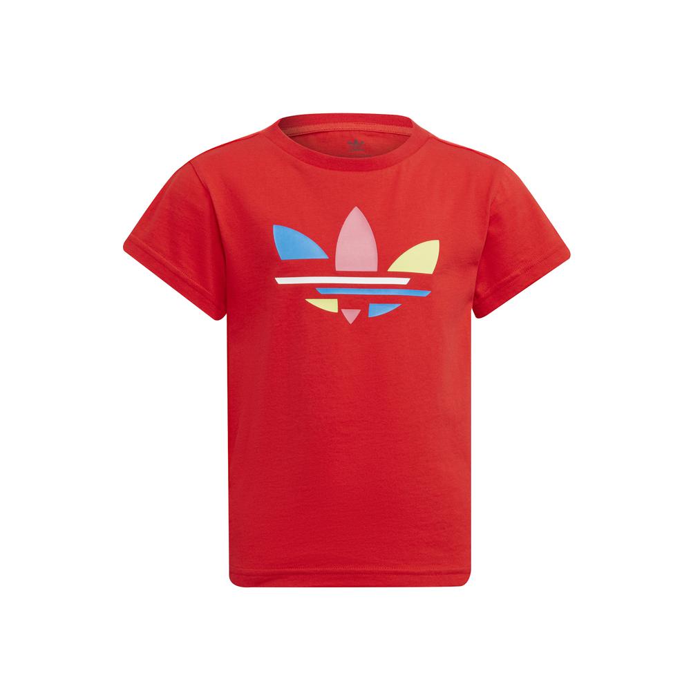 [Mã WABRDAS68 giảm 10% tối 150k đơn từ 1 triệu] Áo Tee adidas ORIGINALS Unisex trẻ em Adicolor Tee Màu đỏ H25292