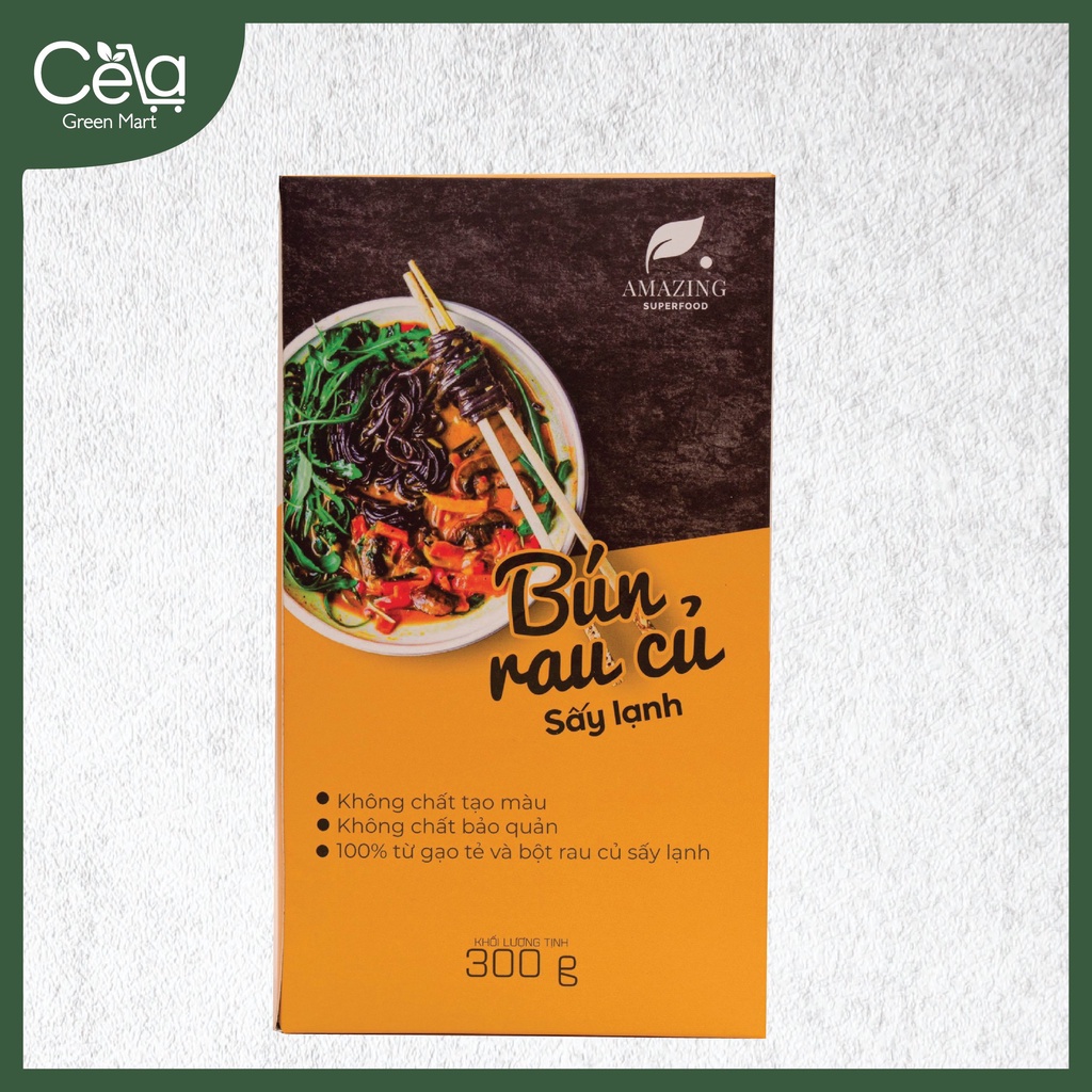Bún rau củ CELA healthy mix 5 vị thơm ngon an toàn, hàng cao cấp chính hãng đạt chuẩn không chất tạo màu | BigBuy360 - bigbuy360.vn