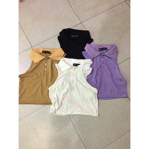 ÁO CROPTOP BA LỖ CỔ BẺ ẢNH THẬT TRẢI SÀN A5 [Hàng Siêu Cấp] | BigBuy360 - bigbuy360.vn