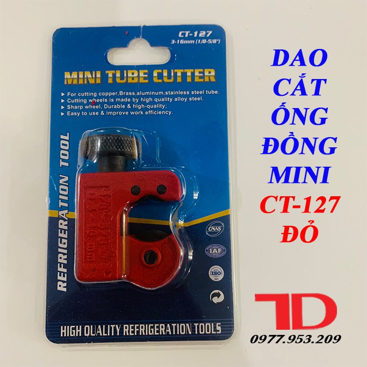 DAO CẮT ỐNG ĐỒNG MINI CT127