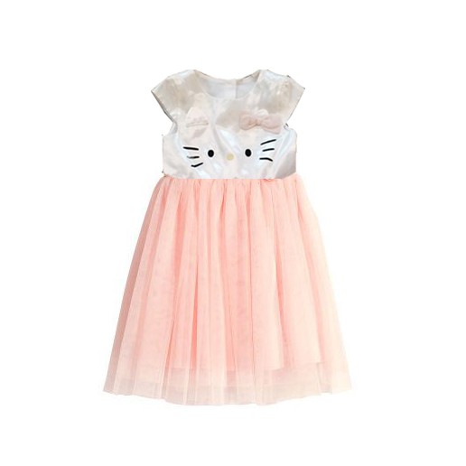 Đầm voan Hello Kitty HM cho bé gái 2-8T D2140