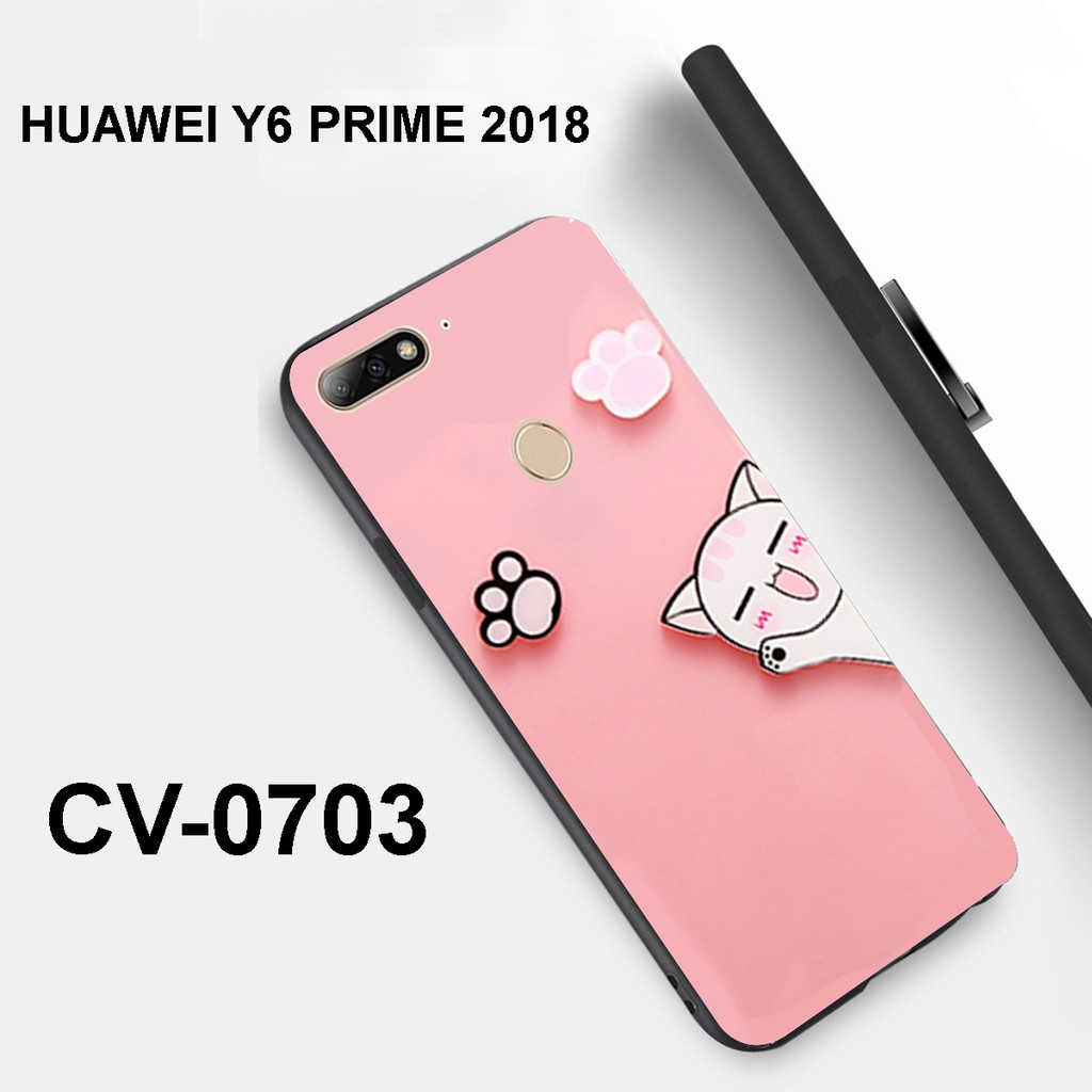 [SALE 30%] Ốp lưng Huawei Y6 Prime 2018 in hình đáng yêu