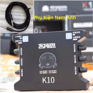Soundcard Thu Âm Xox K10
