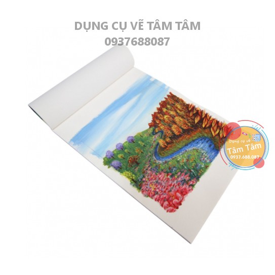 [ TÂM TÂM ]-Canvas dạng sổ Mont Marte, Canvas Pad Mont Marte các size A5/A4/A3-