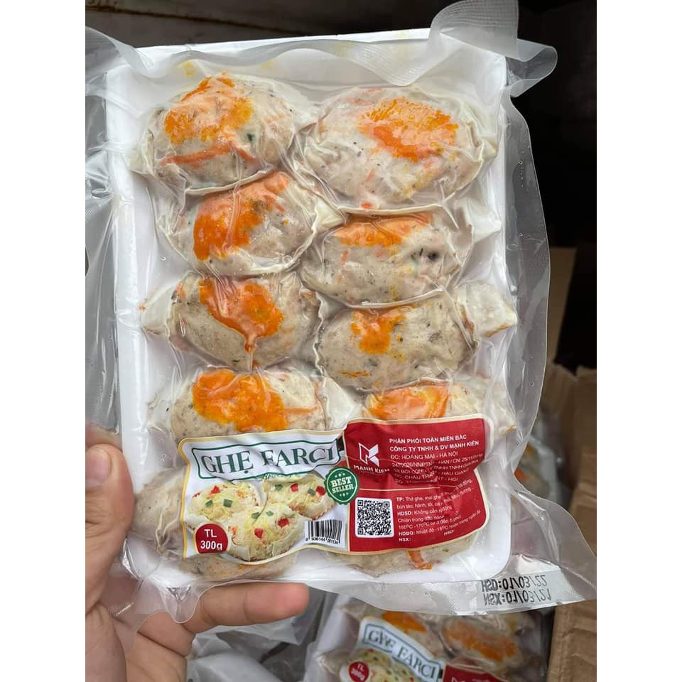 chả mai ghẹ 🦀mo ghẹ xá xíu đặc sản Quảng ninh - DTFoods(CHUYÊN SỈ)