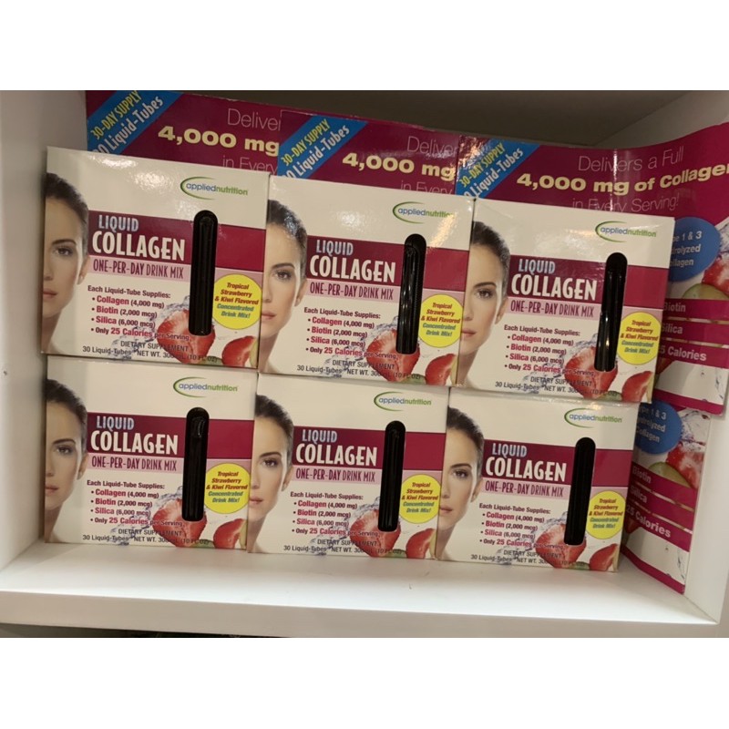 Nước uống đẹp da LIQUID COLLAGEN - 30 ống (Hàng Mỹ) | BigBuy360 - bigbuy360.vn