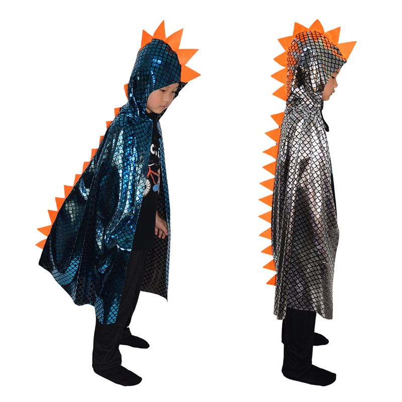 Áo choàng hóa trang hình khủng long vui nhộn cho bé dịp tết thiếu nhi hóa trang halloween