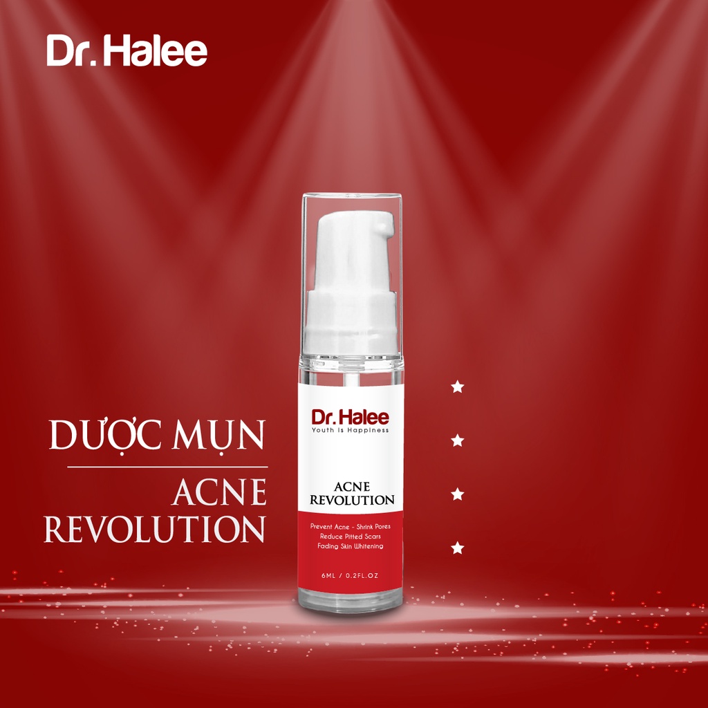 Combo 3 Serum Dược Mụn Dr Halee ACNE REVOLUTION