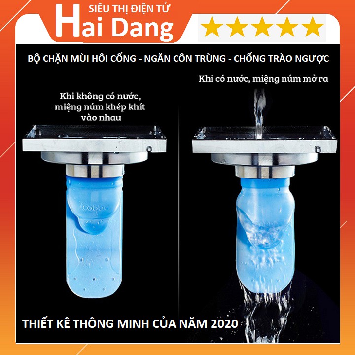 Bộ Chặn Mùi Hôi Cống, Chồng Trào Ngược Ngăn Côn Trùng Thiết Kế Thông Minh 2020