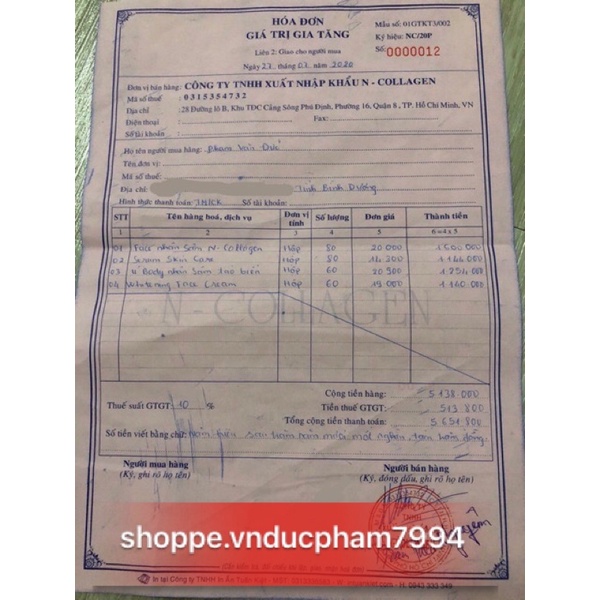 Kem Chống Nắng ncolagen