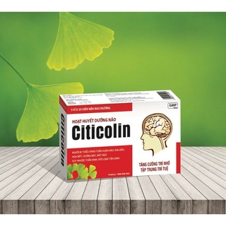 Hoạt huyết dưỡng não Citicolin - Ginkgo biloba hỗ trợ giảm đau đầu