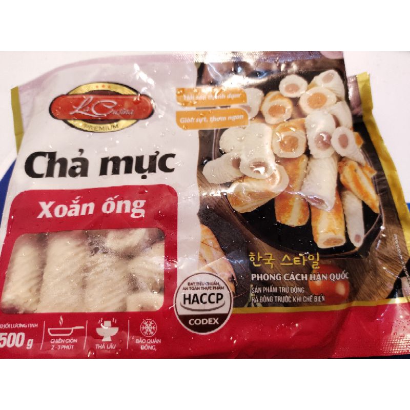 Chả mực xoắn ống 1kg❤️SHIP HOẢ TỐC HÀ NỘI ❤️ Chả mực thả lẩu, chiên giòn, hấp, sốt cà chua làm đồ ăn vặt, ăn cơm