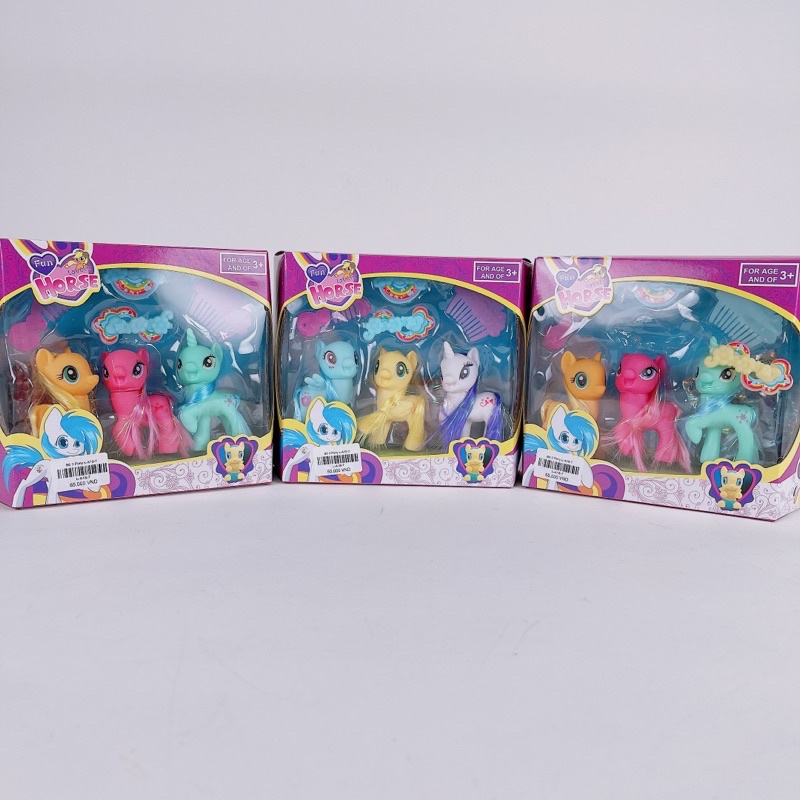Bộ Đồ Chơi Mô Hình Nhân Vật Pony-Ngựa Pony-My Happy Horse