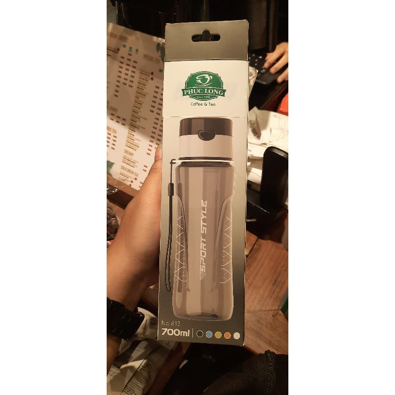 Bình thể thao Phúc Long lá trà 700ml | BigBuy360 - bigbuy360.vn