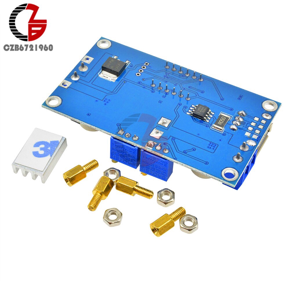 5A DC-DC Step Down Buck Converter Regulator Lithum Battery Charger Module CC CV Power Transformer USB LED Digital Voltmeter