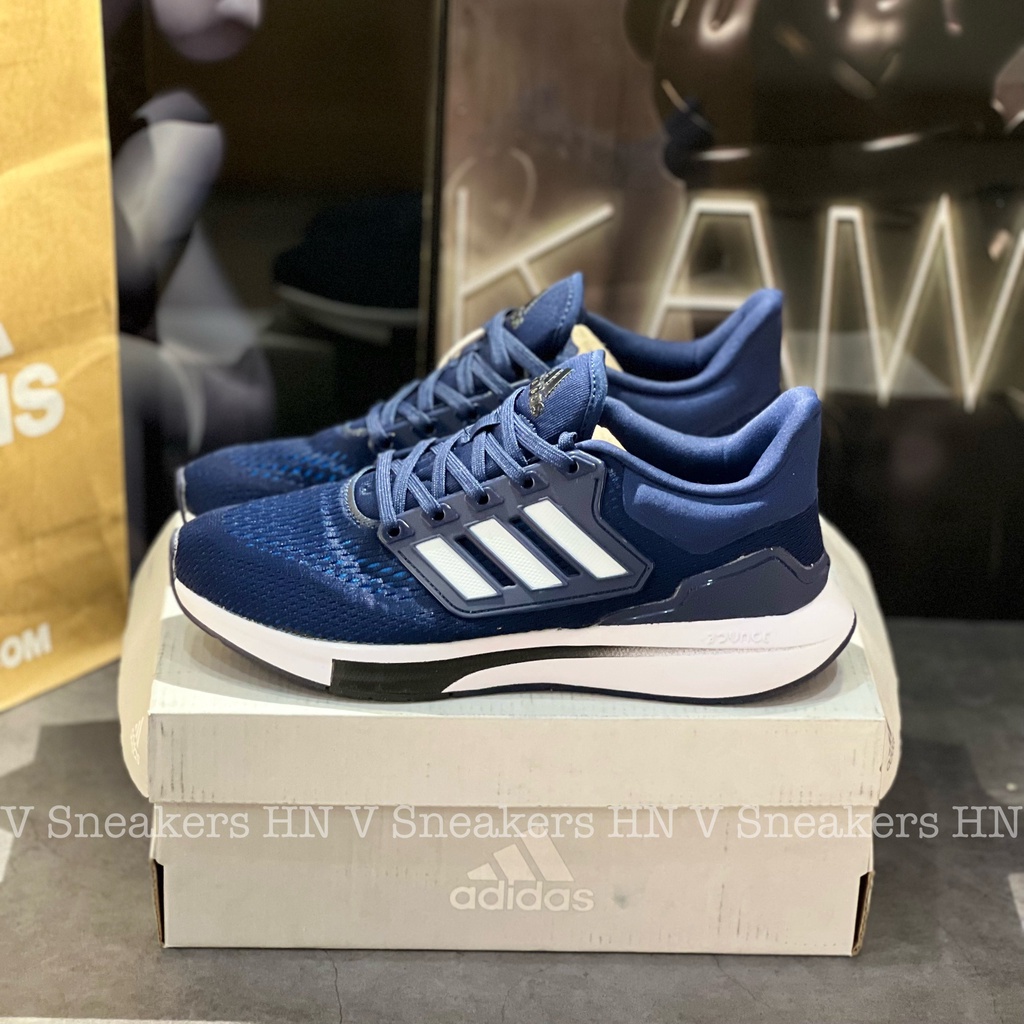 Giày Adidas RUNNING Nam Nữ Giày Chạy Bộ EQ21 Màu Đen Than Sc  Giày Thể Thao Nam Adidas EQ Xanh Navy Bản Mới Nhất