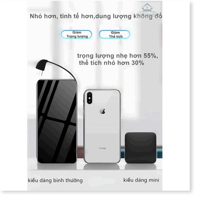 Sạc dự phòng siêu nhỏ 20.000mAh, hỗ trợ Fast Charge CPU LCD Korea