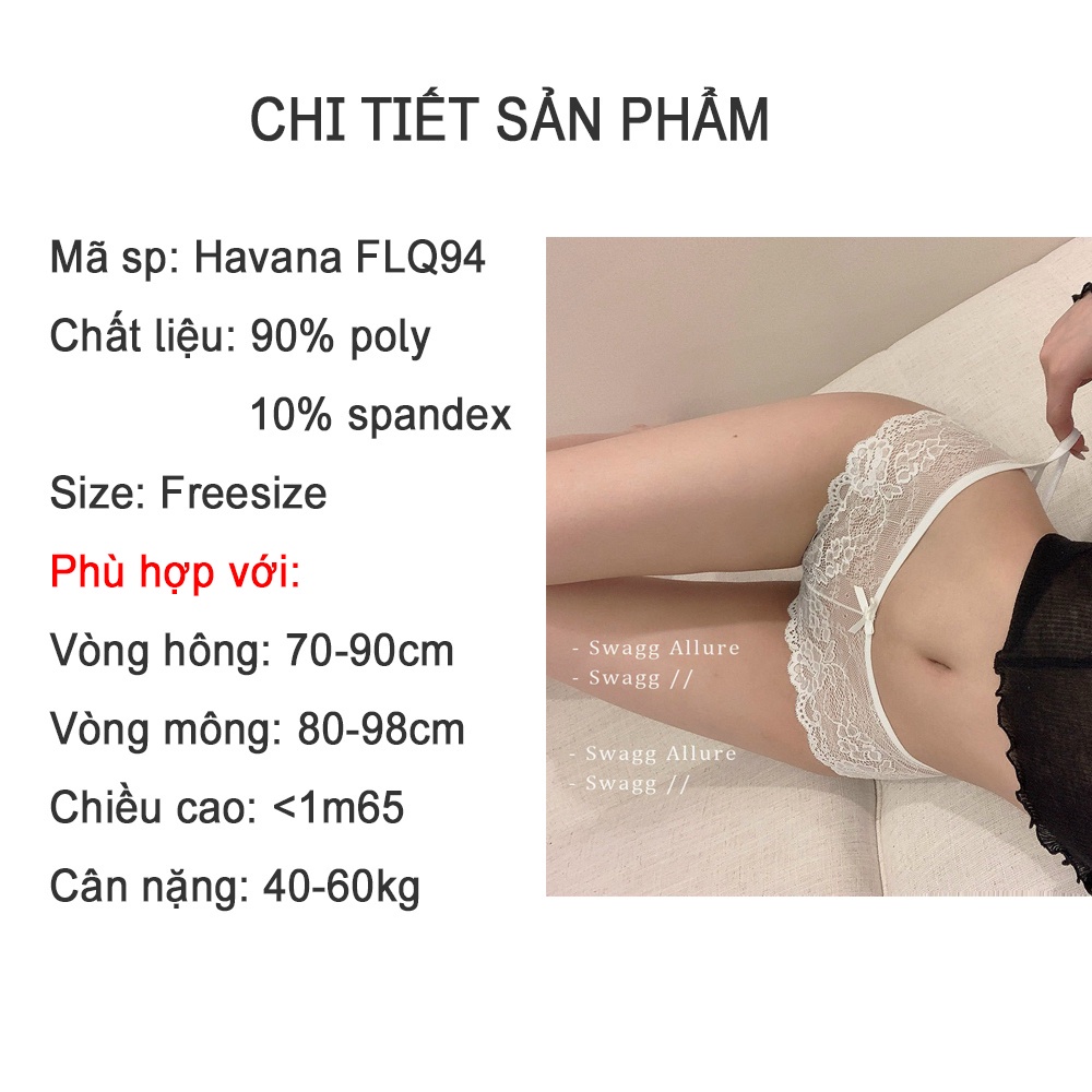 Quần lót ren dây lưng sexy, Quần chip nữ gợi cảm Havana FLQ94 | BigBuy360 - bigbuy360.vn