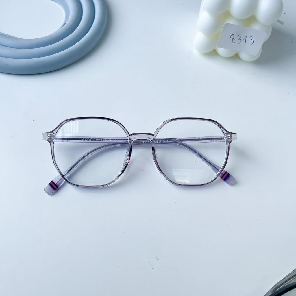 Gọng kính mắt thời trang ANNA nam nữ dáng tròn chất liệu kim loại cao cấp 250CN038
