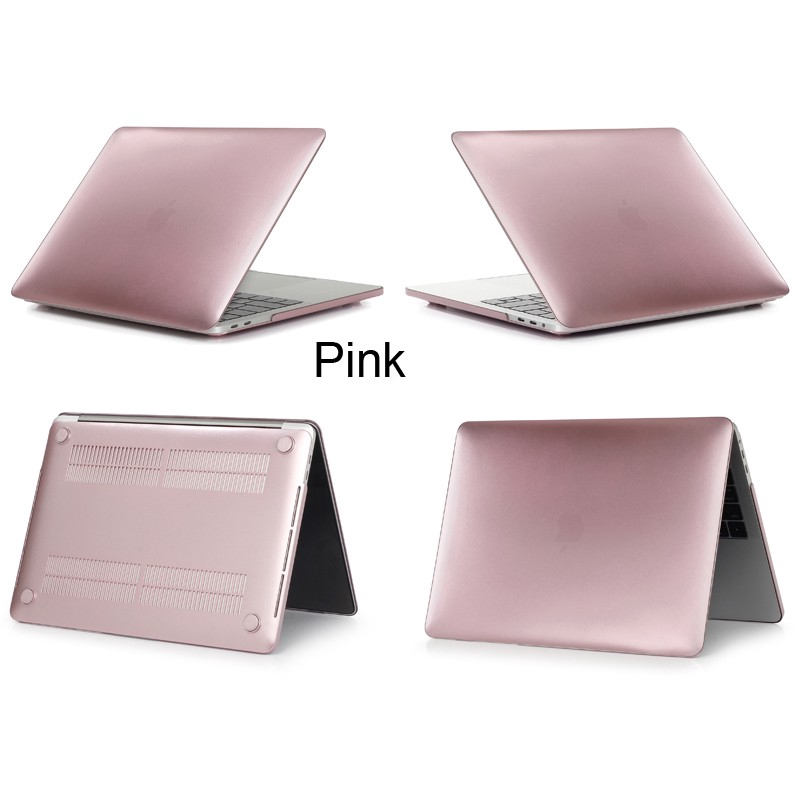 Metal Color Ốp lưng màu kim loại cho Macbook Air 11 11.6 Retina 13 12 Pro 13.3 15 TouchBar 15.4 Vỏ bảo vệ
