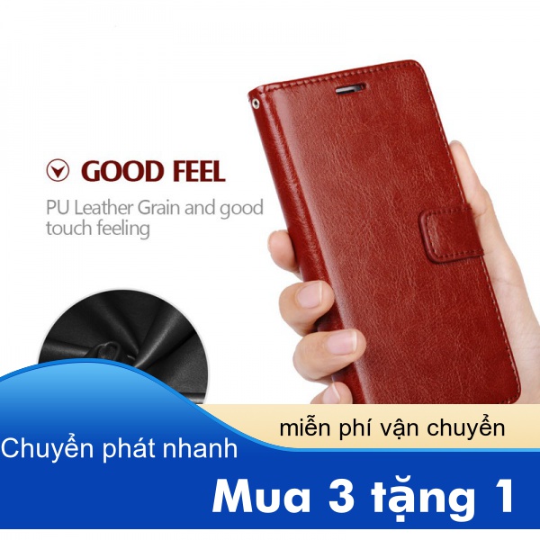 Bao da điện thoại có ngăn đựng thẻ cho Xiaomi Redmi note POCO 3 4 6 7 8 4X 7S M3 K40 Pro