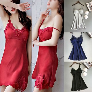 Đầm ngủ phối ren thời trang cho nữ