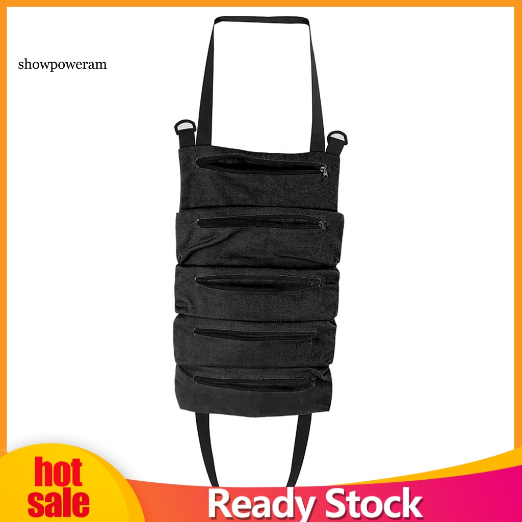 Túi Cuộn Đựng Dụng Cụ SPM Có Tay Cầm Màu Trơn