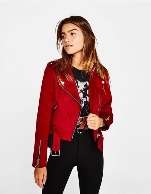 Thanh lý áo da lộn BSK auth size XS newtag