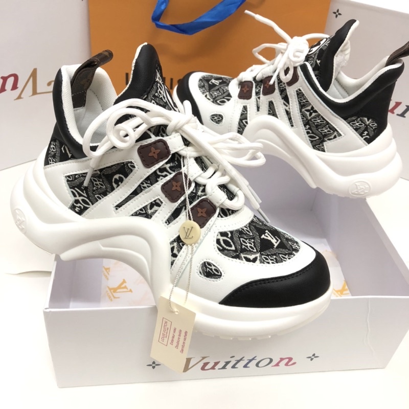 ⚡️ ⚡️[FullBox &amp;Bill] Giầy thể thao sneaker LV trắng đen 36-39 (zép 1.1) HOT