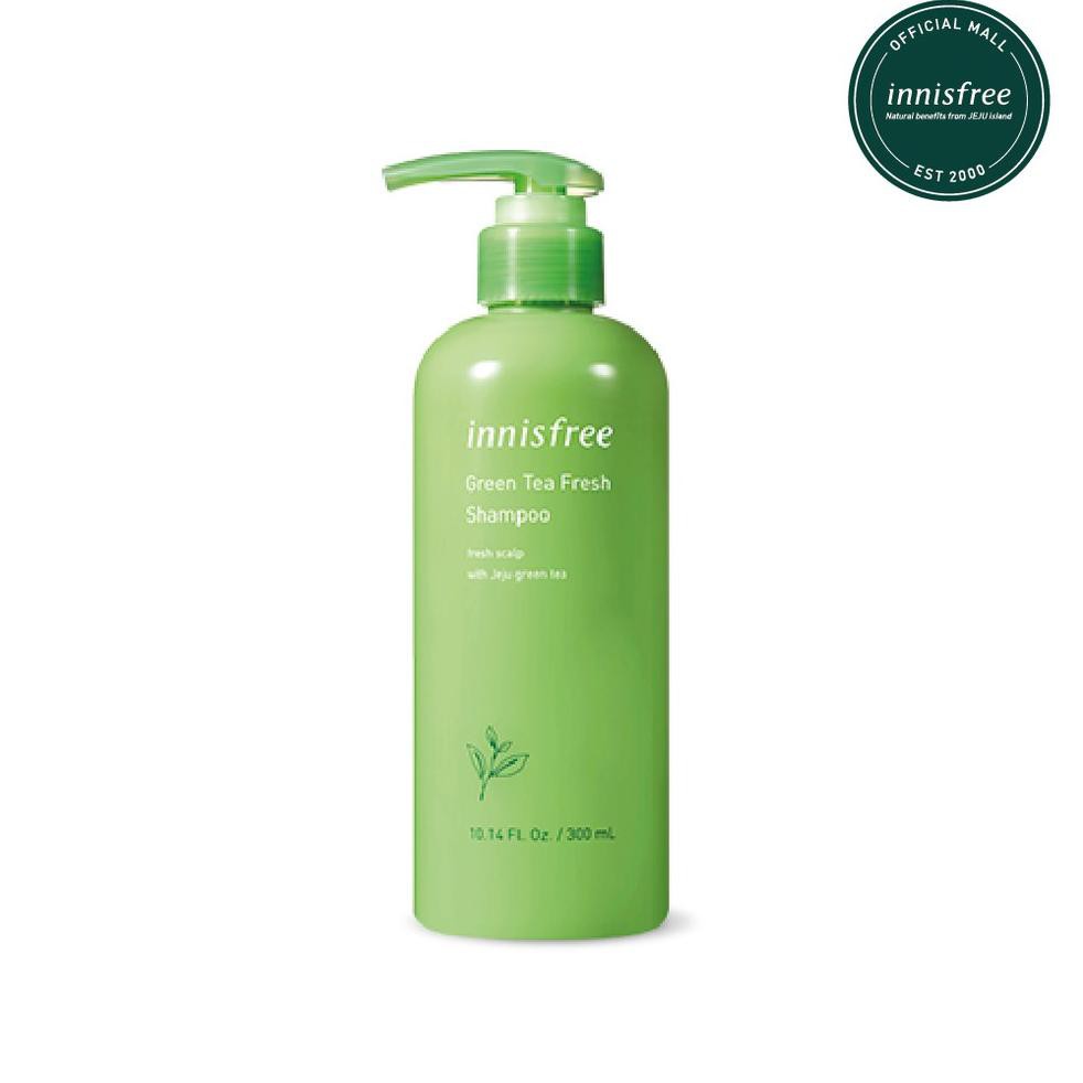 (hàng Mới Về) Dầu Gội Innisfree Chiết Xuất Trà Xanh Tươi 300ml 5.5 Màu Lựa Chọn