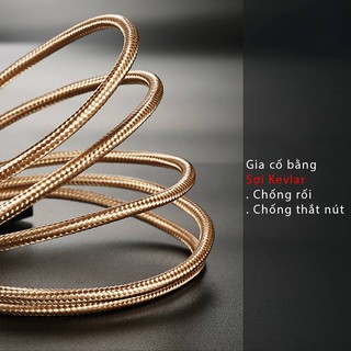 Cáp dù sạc nhanh siêu bền Bagi cổng Micro USB - MS100