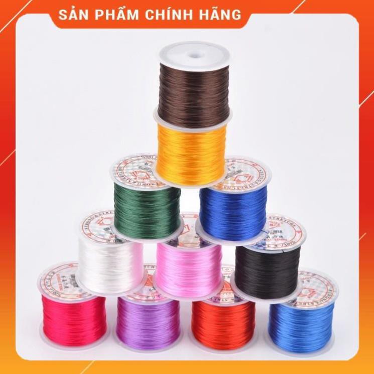 *GIA TỐT* Dây chun lụa xâu vòng đá 60m - Loại siêu bền - Giá sỉ - Làm đồ Handmade, xâu chuỗi đá