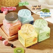 Tẩy Da Chết Trắng Da Body Trái Cây HEYXI CRUB BATH HỘP VUÔNG