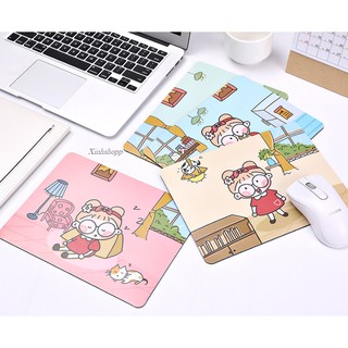 Lót Chuột Cô Gái Váy Đỏ