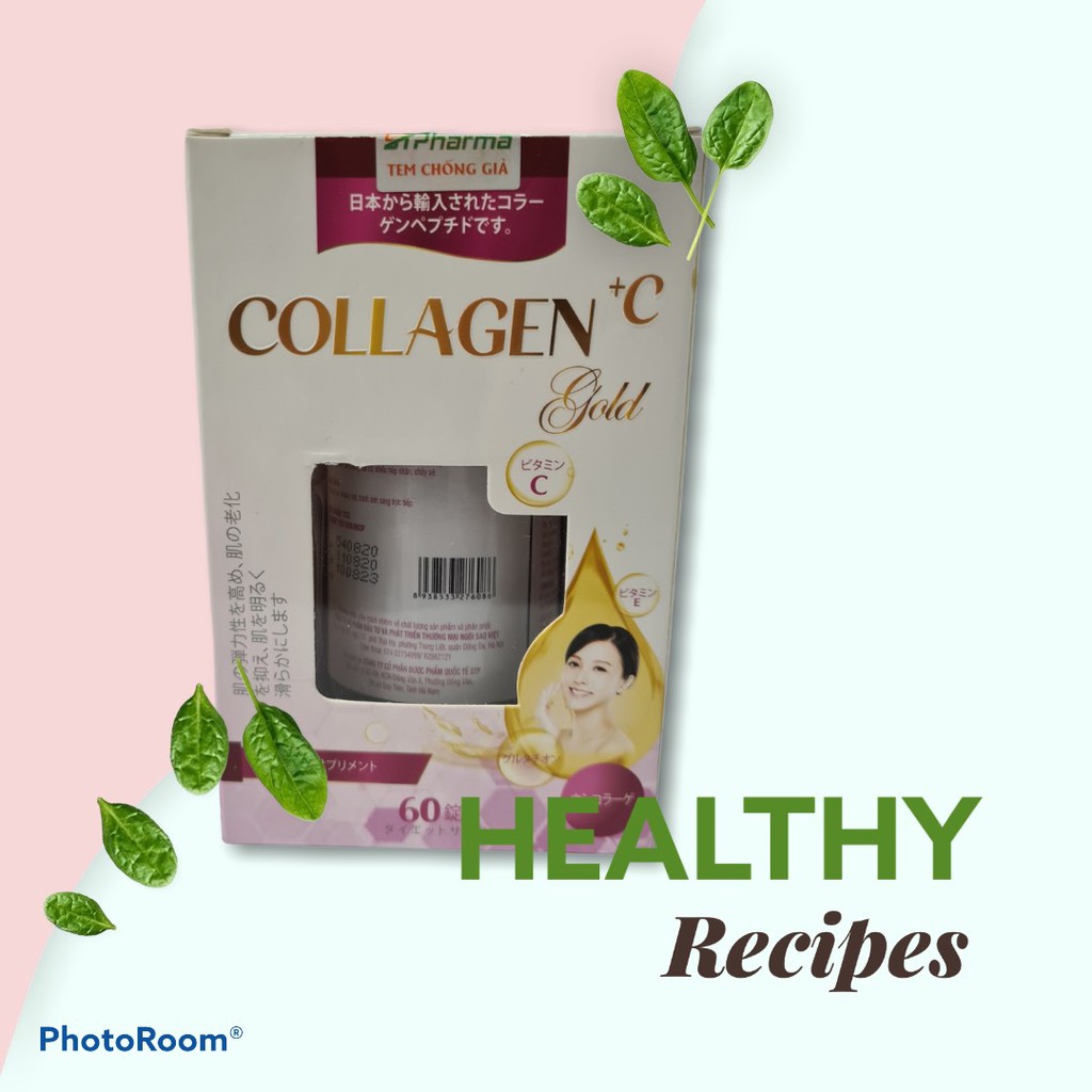 Viên uống đẹp da Collagen +C Gold bổ sung nhau thai cừu