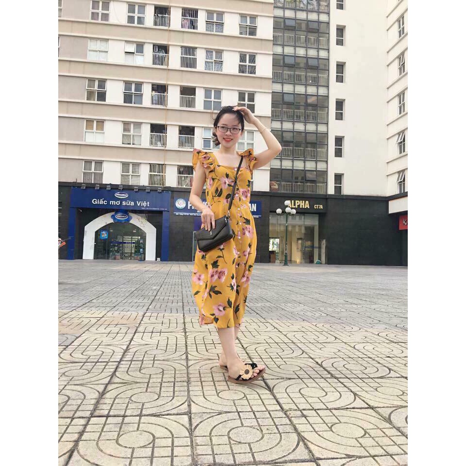 Váy 2 dây bản to