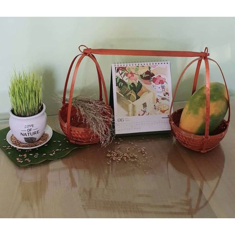 Đôi quang gánh tre mini