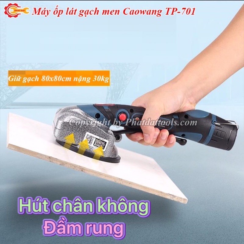 máy ốp lát gạch CaoWang( đầm rung hút chân không)