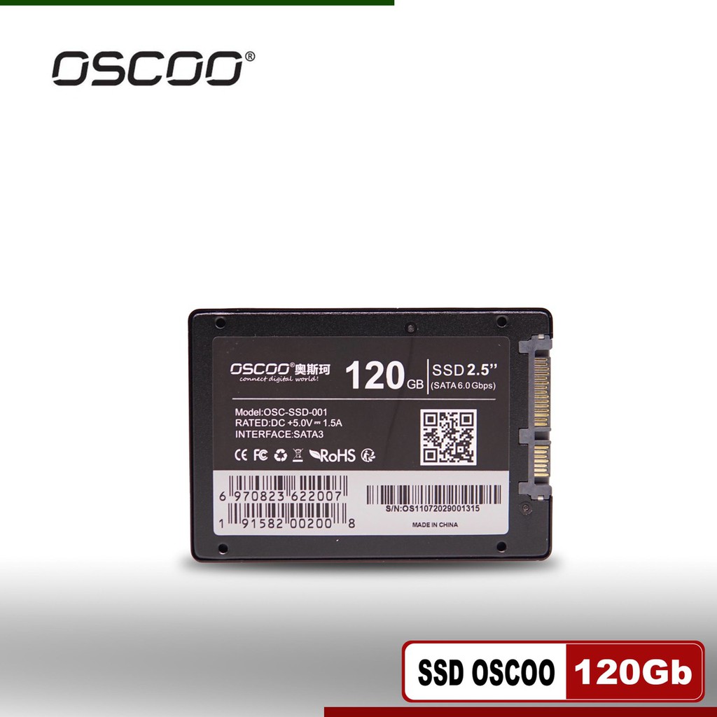 [Mã ELMS05 giảm 5% đơn 300k]Ổ cứng SSD OSCOO 120Gb 2.5in chính hãng | WebRaoVat - webraovat.net.vn